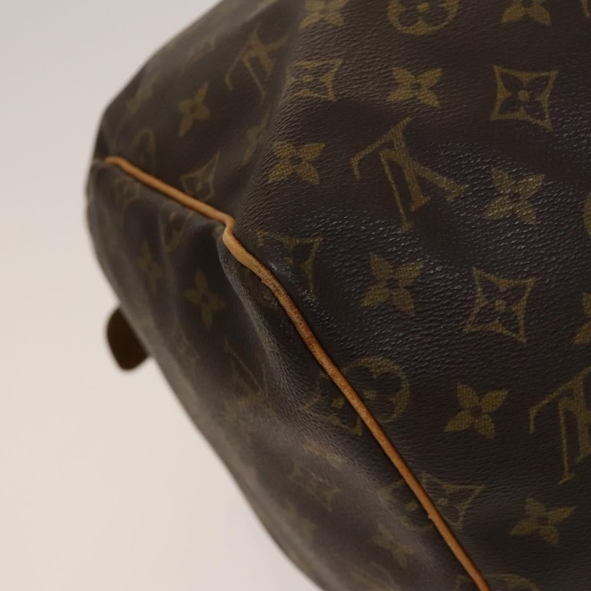 Louis Vuitton Keepall Bag Monogram Canvas, BROWN, CANVAS, Travel bag