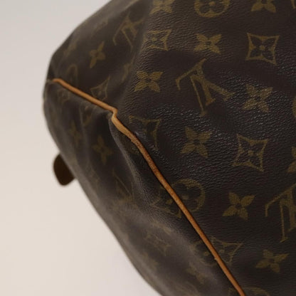 Louis Vuitton Keepall Bag Monogram Canvas, BROWN, CANVAS, Travel bag