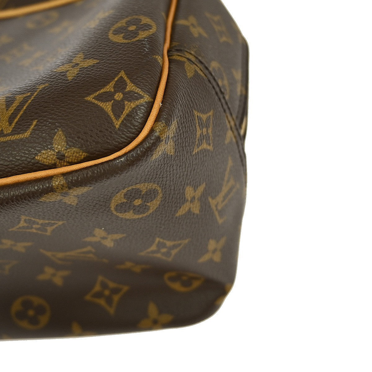 Louis Vuitton Deauville Handbag Monogram Canvas, BROWN, CANVAS, Handbag