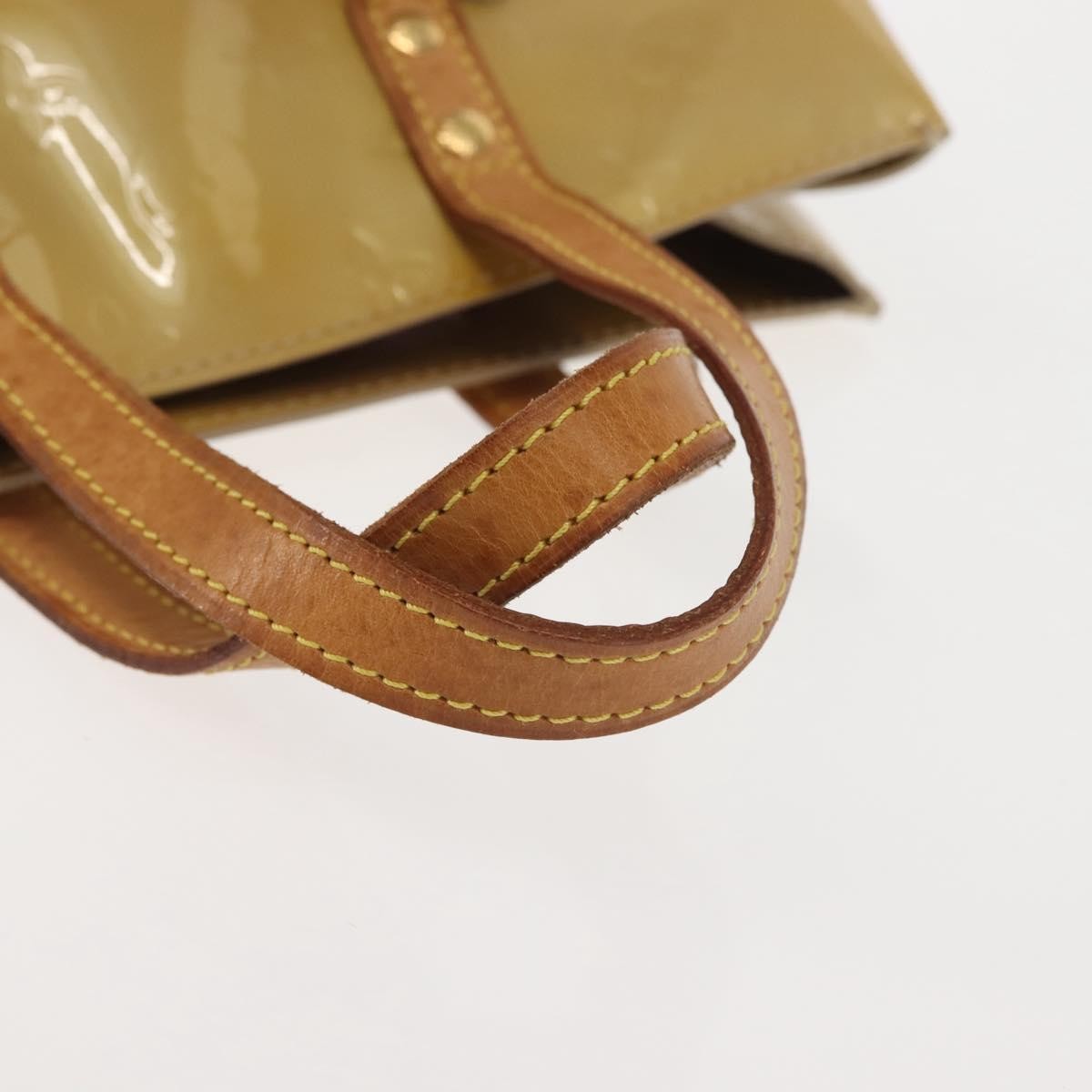 Louis Vuitton Reade Handbag Monogram Vernis, BEIGE, PATENT_LEATHER, Handbag