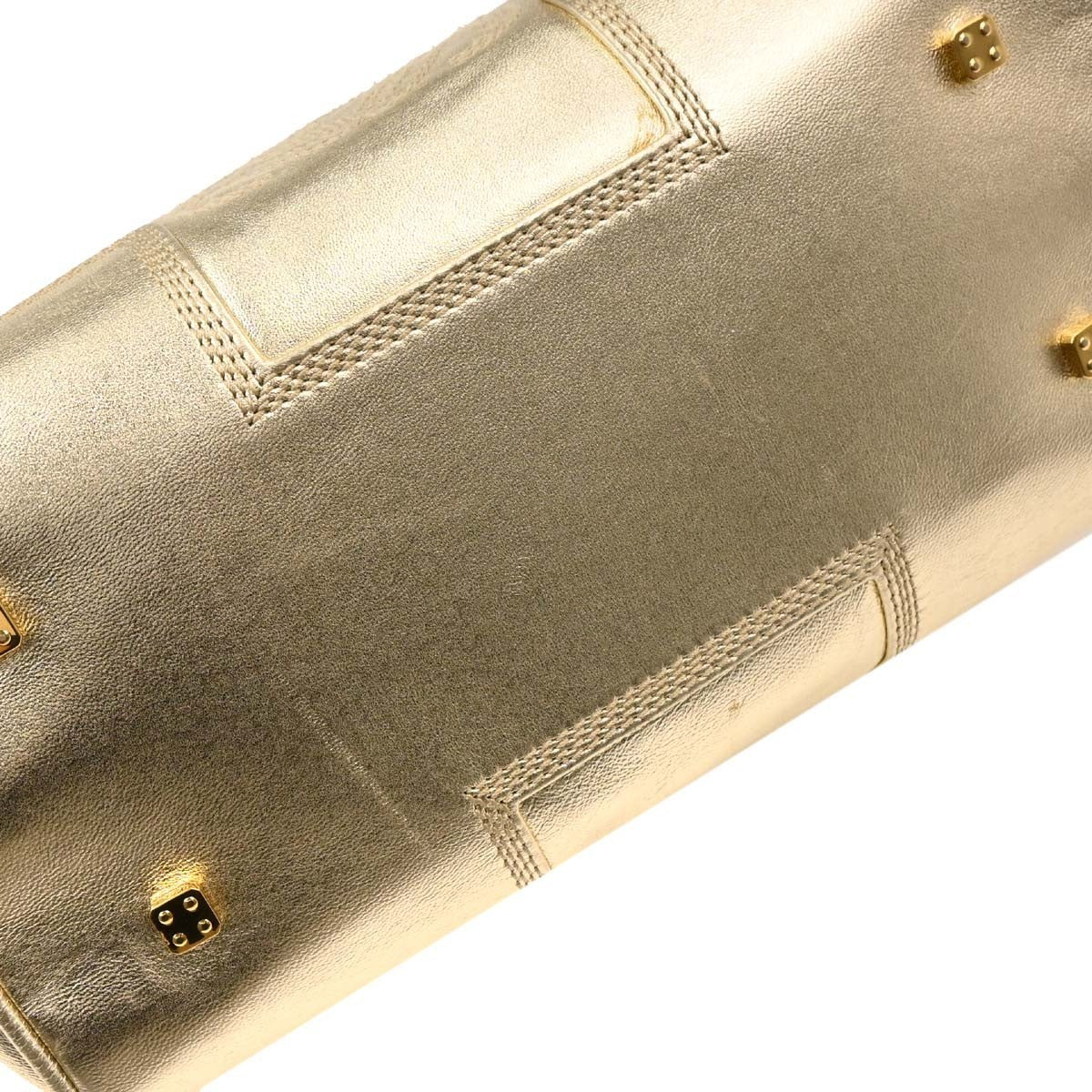 Loewe Amazona Bag Leather, METALLIC, LEATHER, Handbag