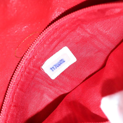 Chanel Vintage Front Pocket Camera Bag Quilted Lambskin, RED, LEATHER, Shoulder bag