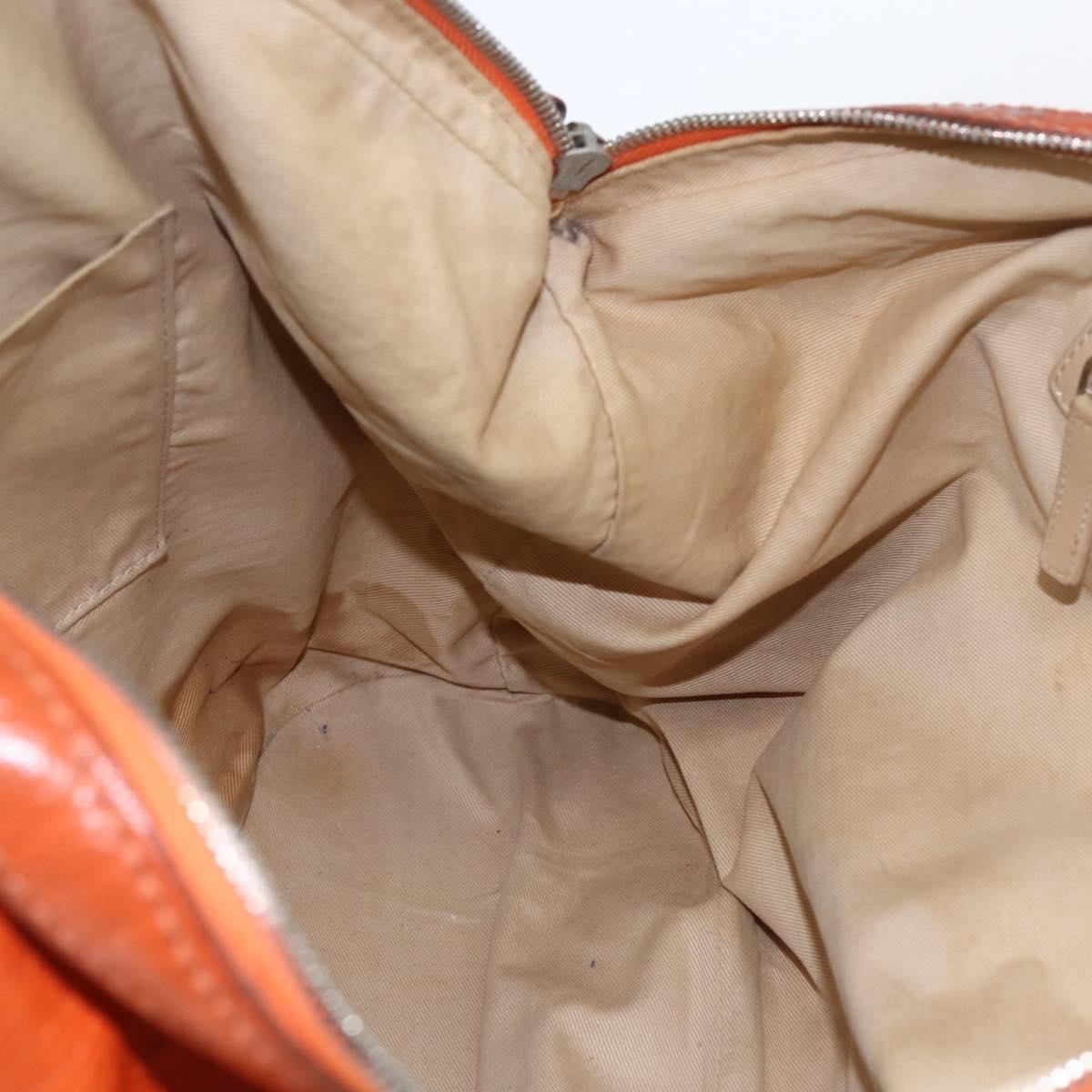 Givenchy Nightingale Satchel Leather, ORANGE, LEATHER, Handbag