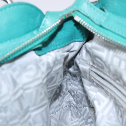 Salvatore Ferragamo Marisa Satchel Leather, GREEN, LEATHER, Handbag