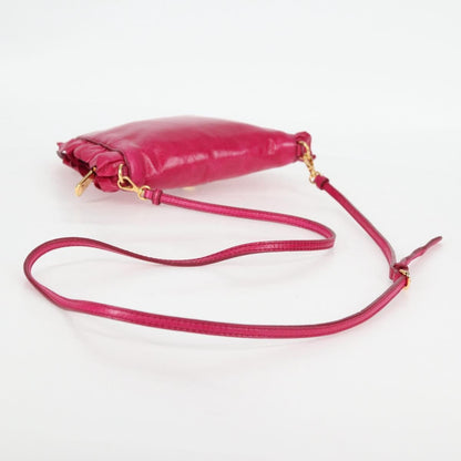 Miu Miu Shoulder Bag Leather, PINK, LEATHER, Shoulder bag