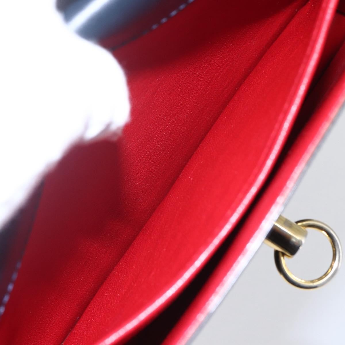 Celine Clutch Bag Leather, NAVY, LEATHER, Clutche & pouche