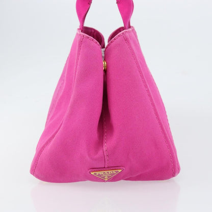 Prada Canapa Tote Canvas, PINK, CANVAS, Tote bag