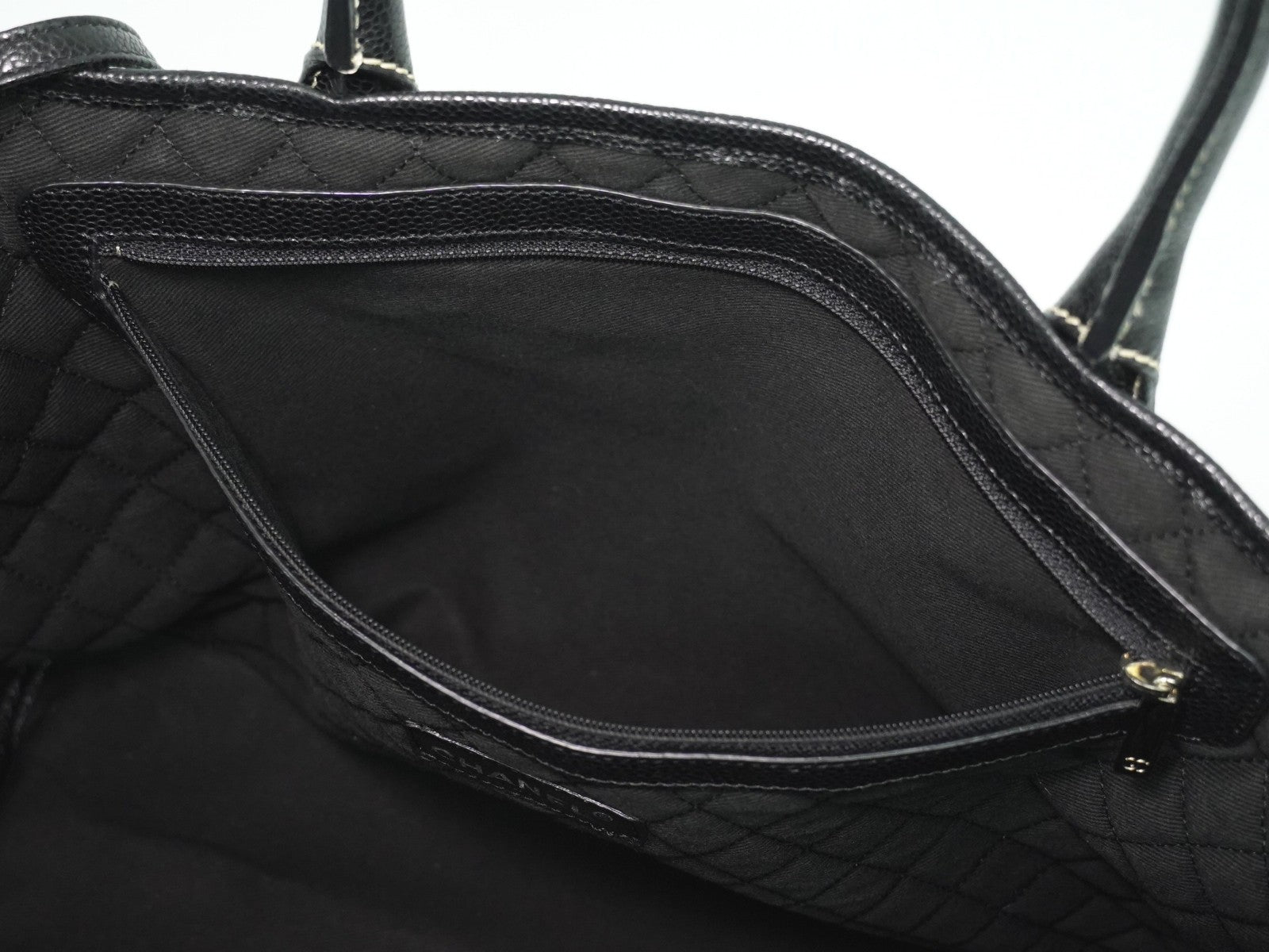 Chanel Optic Coco Tote Printed Coated Canvas with Caviar, MULTICOLOUR, CANVAS, Tote bag