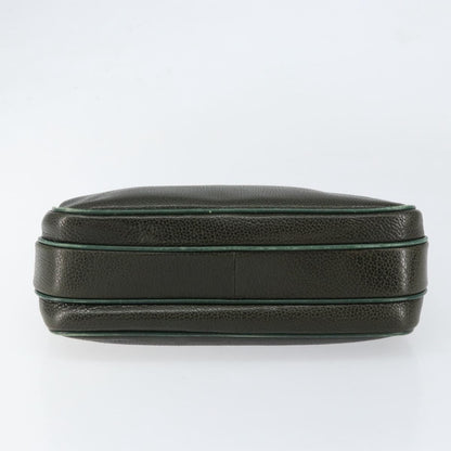 Bally Vintage Handbag Leather, KHAKI, LEATHER, Handbag