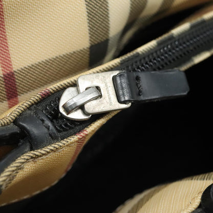 Burberry Nova Check Tote Canvas and Leather, BEIGE, CANVAS, Tote bag