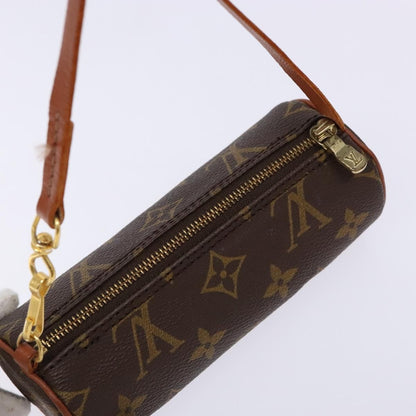 Louis Vuitton Papillon Pochette Monogram Canvas, BROWN, CANVAS, Handbag