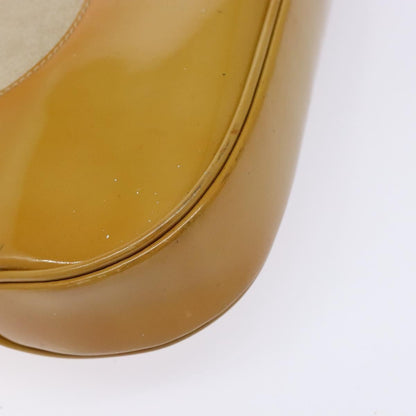 Gucci Jackie Bag Patent Leather, BEIGE, SUEDE, Shoulder bag