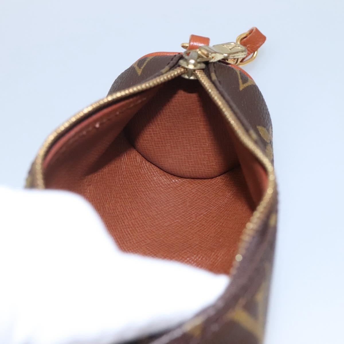 Louis Vuitton Papillon Pochette Monogram Canvas, BROWN, CANVAS, Clutche & pouche