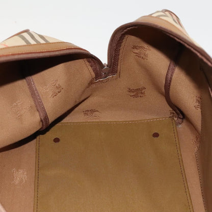 Burberry Vintage Duffle Bag Horseferry Check Canvas, BEIGE, CANVAS, Travel bag