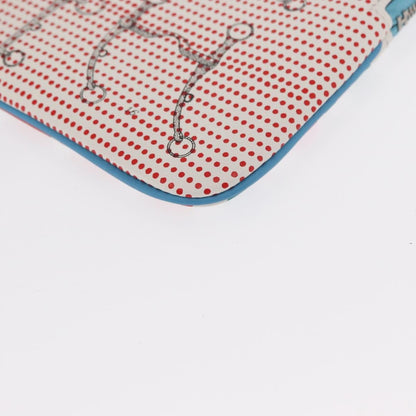 Hermes Carre Pocket Pouch Printed Swift, MULTICOLOUR, LEATHER, Clutche & pouche