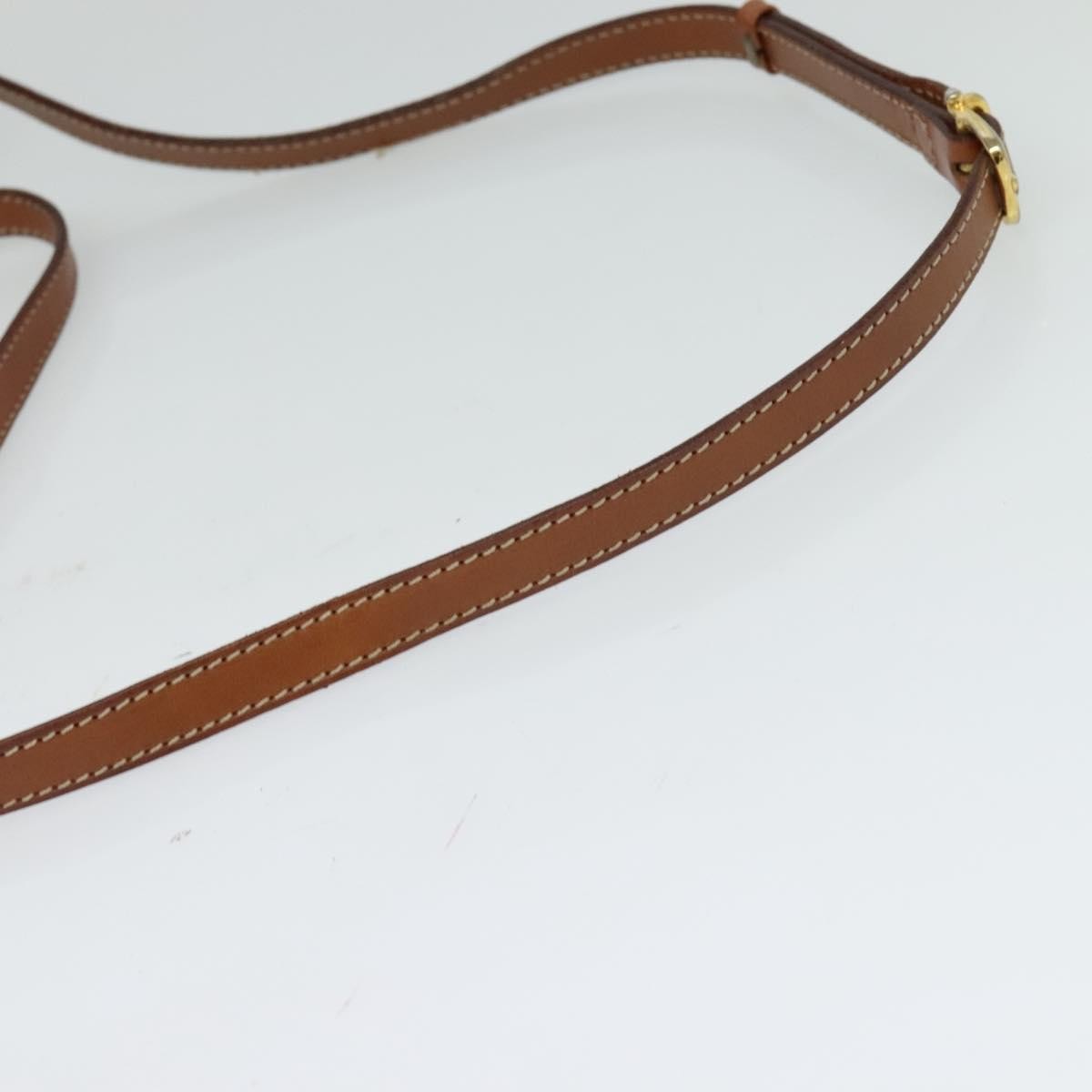 Celine Vintage Macadam Shoulder Bag Canvas, BROWN, PVC, Shoulder bag