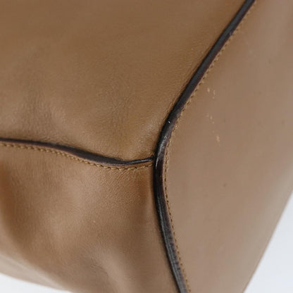 Prada Vintage Shoulder Bag Leather, BROWN, LEATHER, Shoulder bag