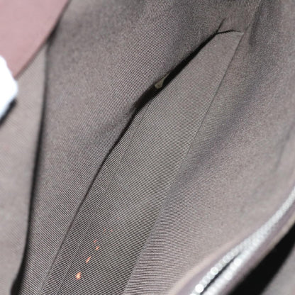 Chanel Vintage Metal Ring Tote Nylon, BROWN, NYLON, Tote bag