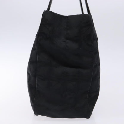 Chanel Travel Line Tote Nylon, BLACK, NYLON, Travel bag