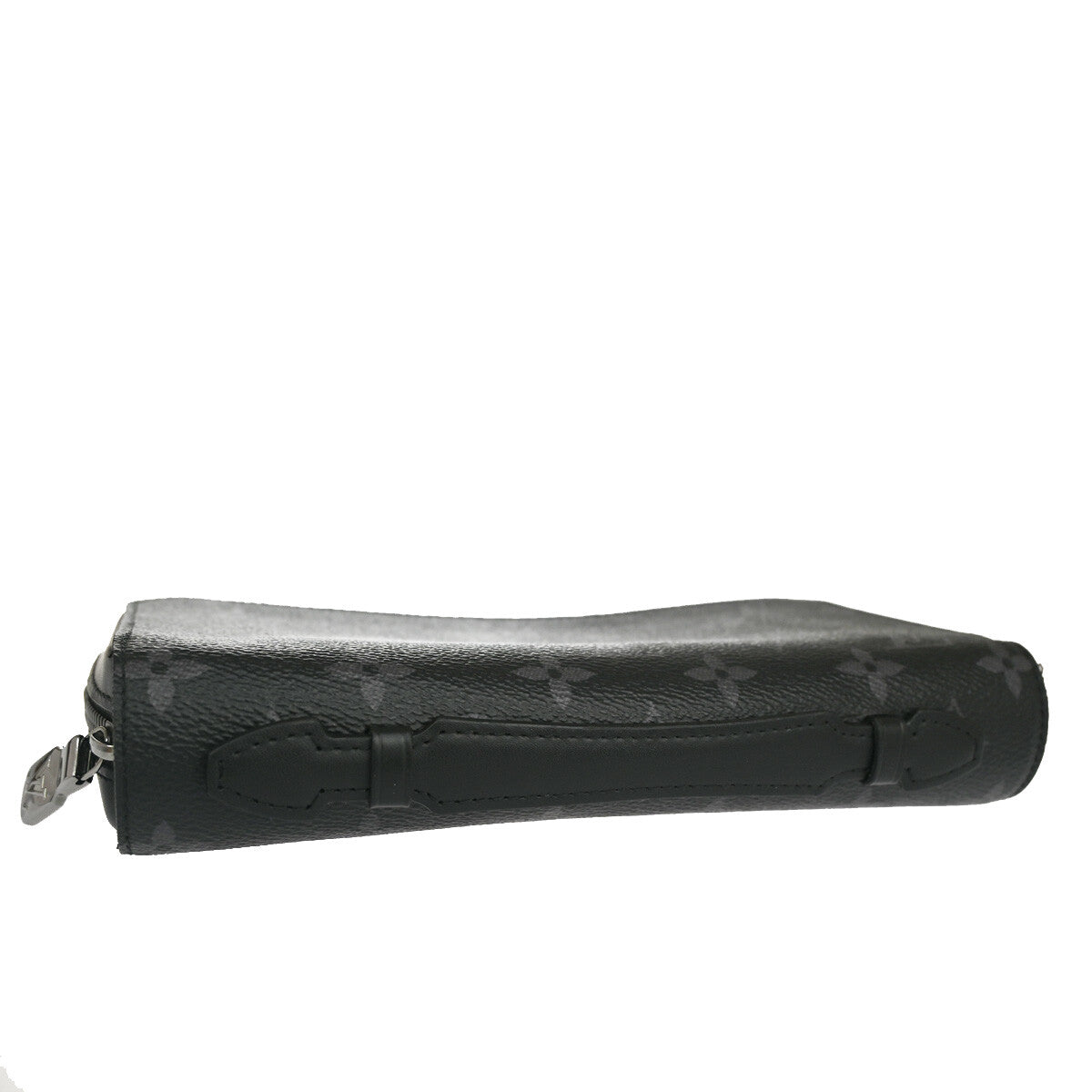 Louis Vuitton Zippy XL Monogram Eclipse Leather, BLACK, LEATHER, Wallets