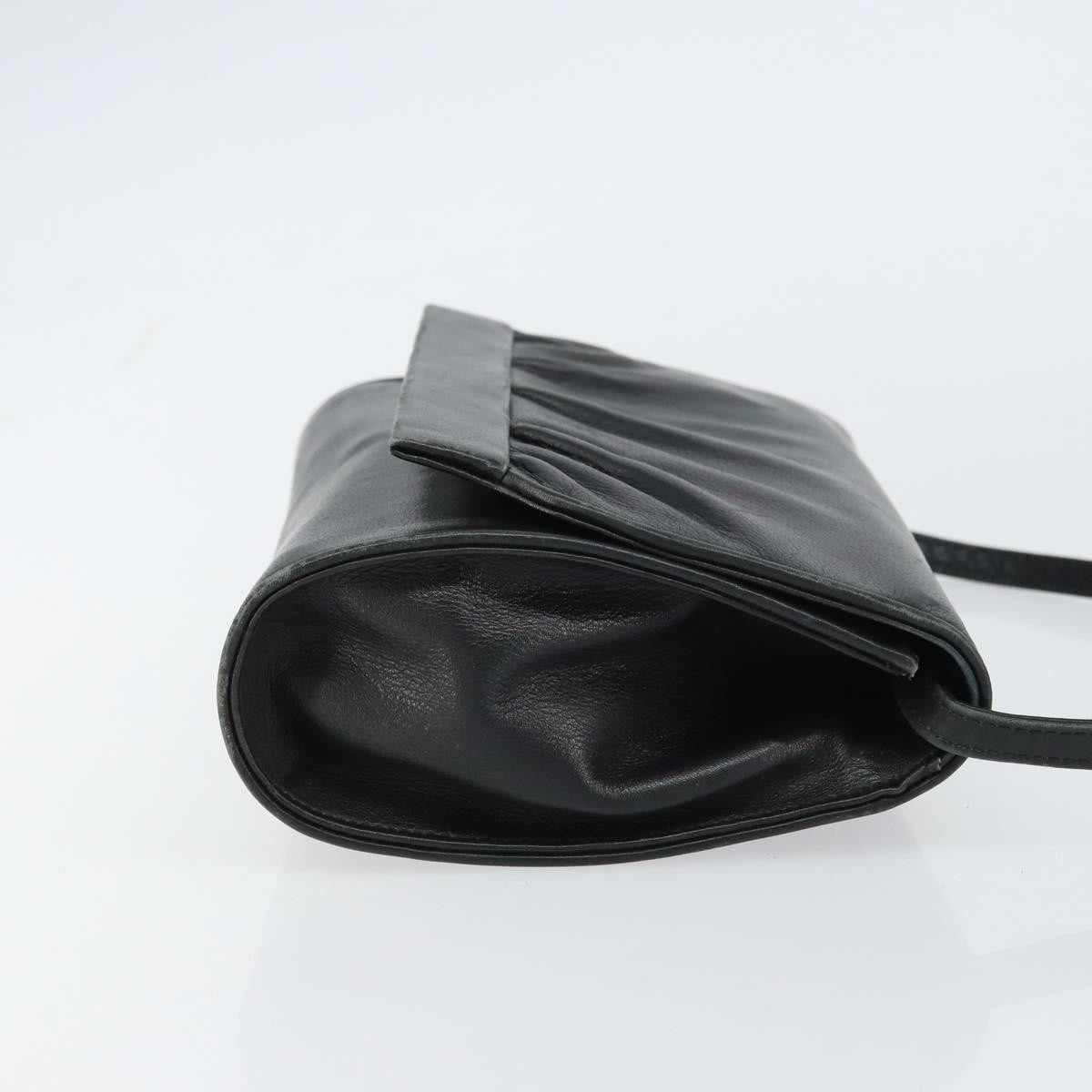 Gucci Vintage Shoulder Bag Leather, BLACK, LEATHER, Shoulder bag