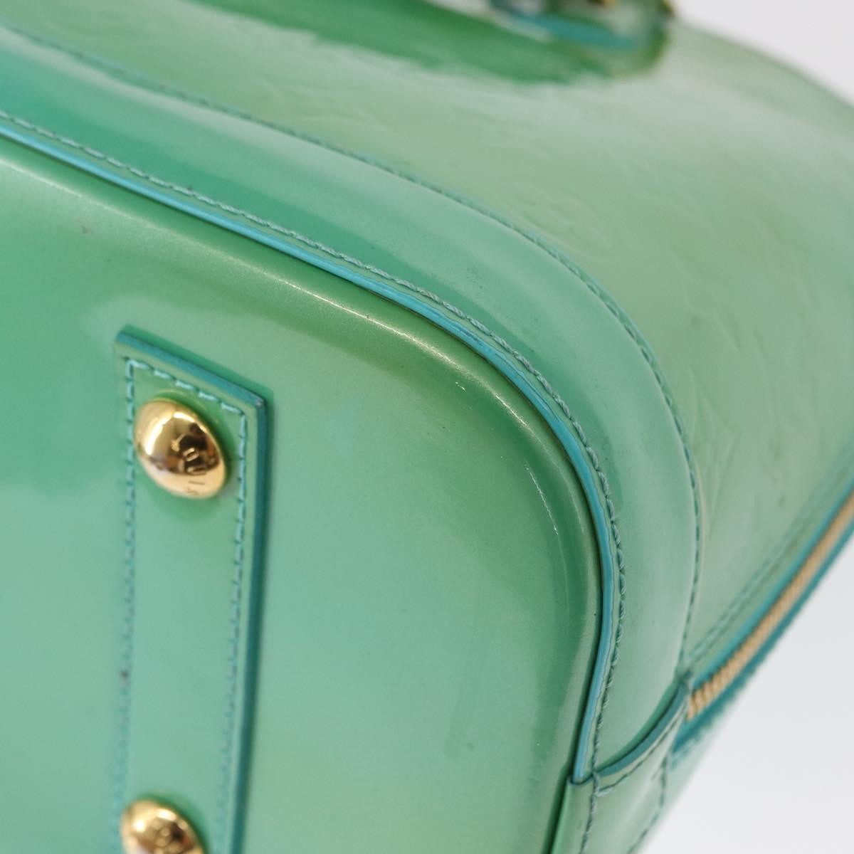 Louis Vuitton Alma Handbag Patent Leather, BLUE, PATENT_LEATHER, Handbag