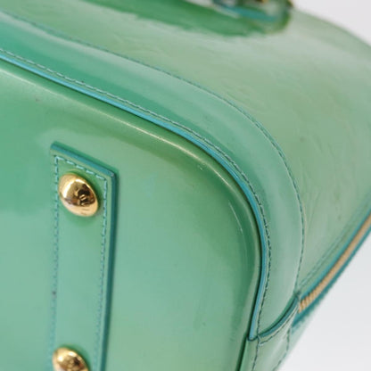 Louis Vuitton Alma Handbag Patent Leather, BLUE, PATENT_LEATHER, Handbag