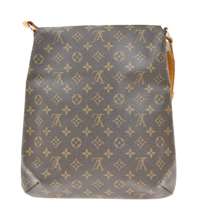 Louis Vuitton Musette Handbag Monogram Canvas, BROWN, CANVAS, Shoulder bag