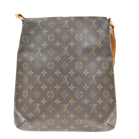 Louis Vuitton Musette Handbag Monogram Canvas, BROWN, CANVAS, Shoulder bag