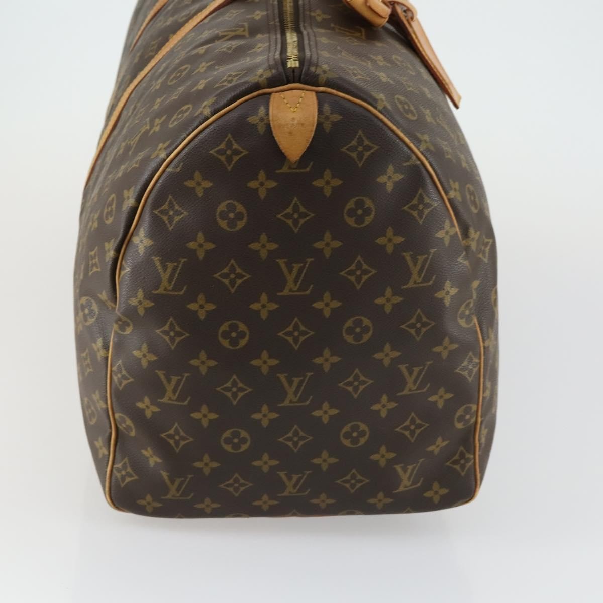 Louis Vuitton Keepall Bag Monogram Canvas, BROWN, CANVAS, Travel bag