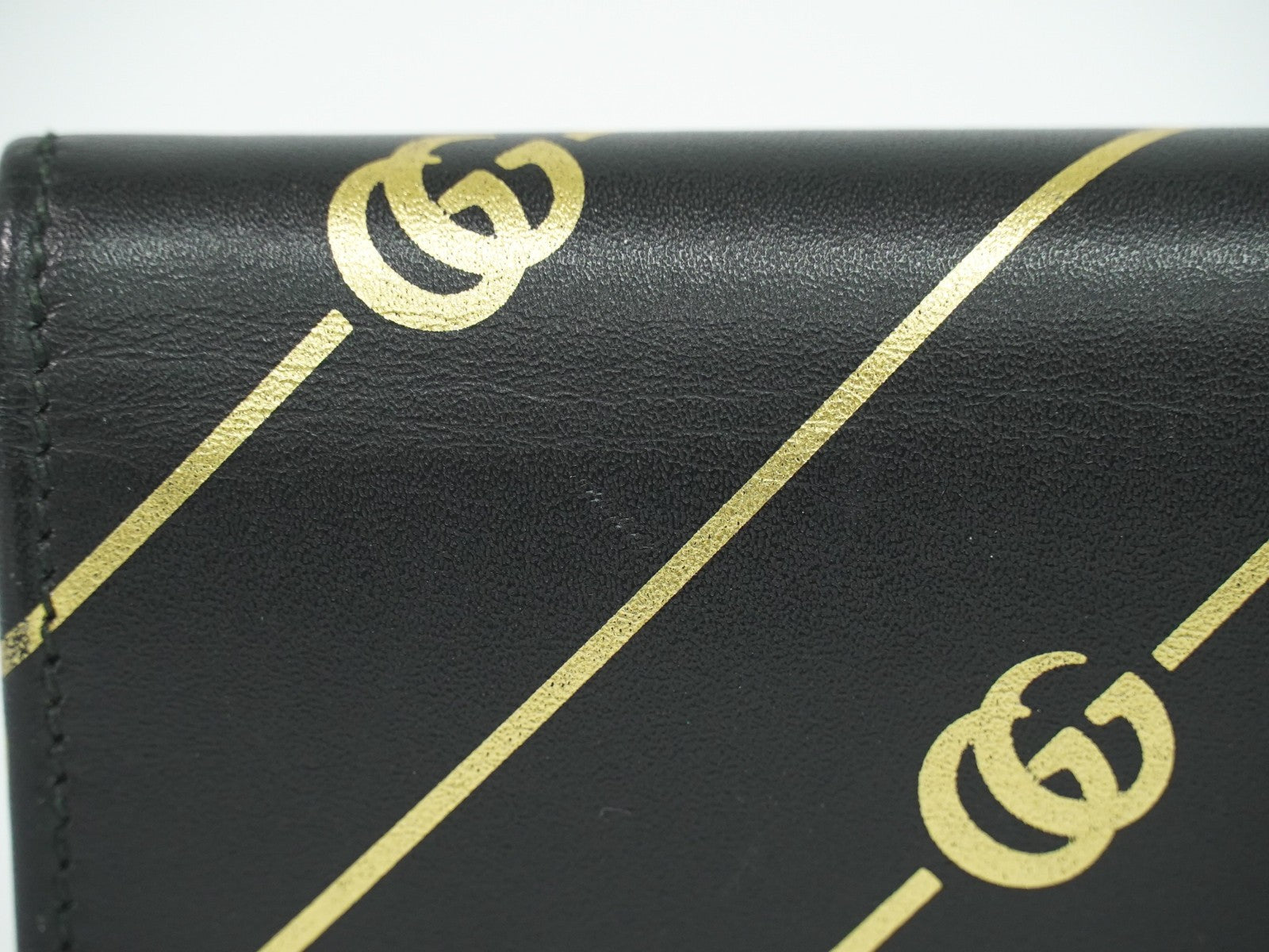 Gucci GG Marmont Wallet Leather, BLACK, LEATHER, Wallets