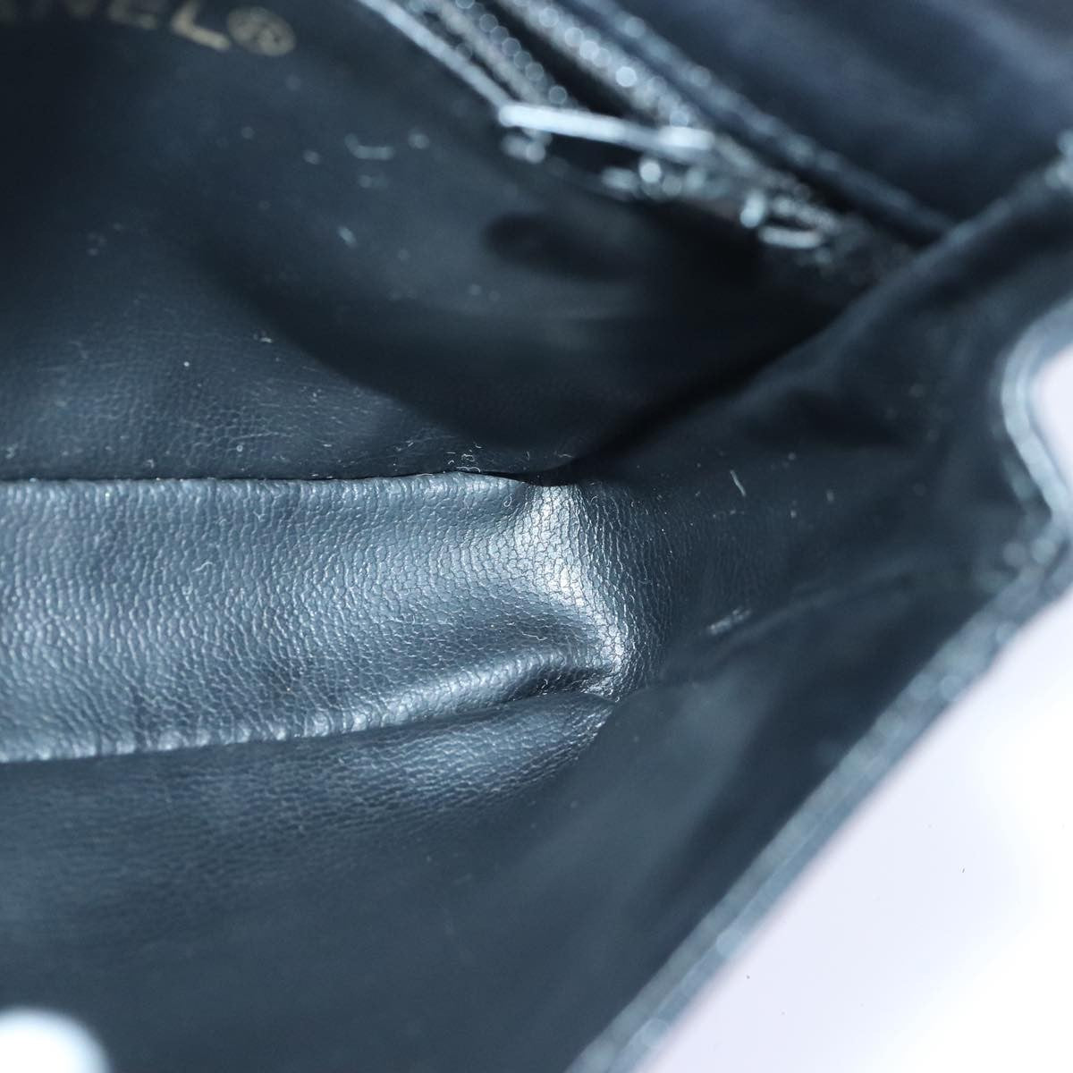 Chanel Vintage Flap Waist Bag Leather, BLACK, LEATHER, Clutche & pouche