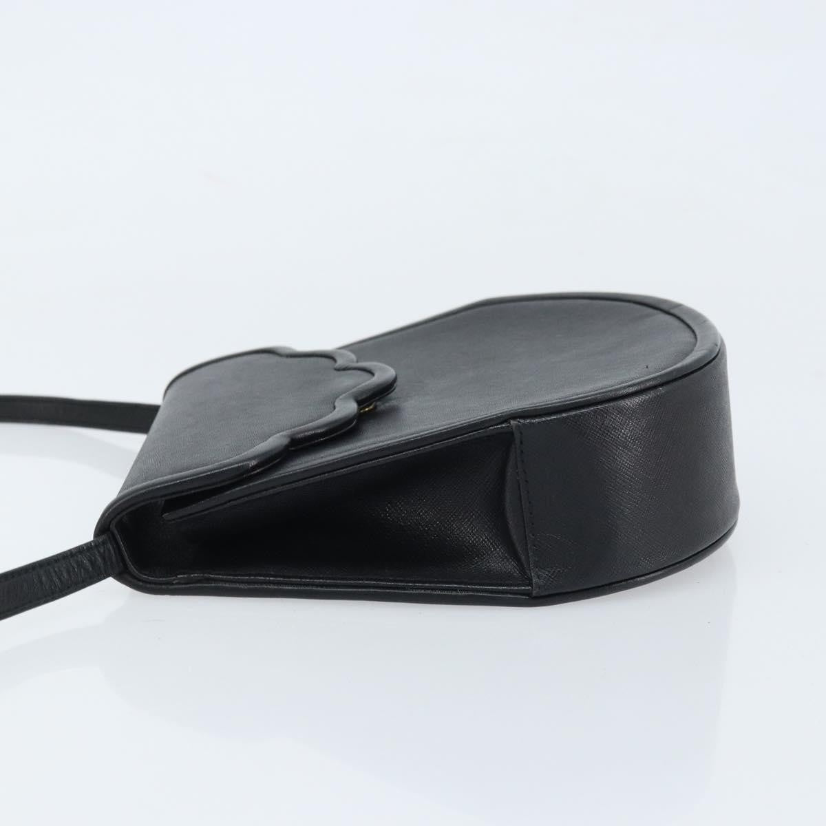 Saint Laurent Vintage Shoulder Bag Leather, Black, Leather, Shoulder Bag