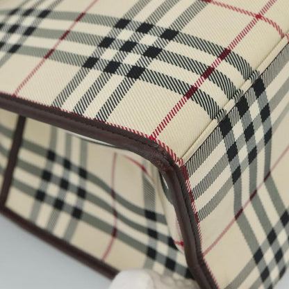 Burberry Top Handle Tote Nova Check Canvas, BEIGE, CANVAS, Tote bag