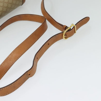 Celine Macadam Shoulder Bag PVC Leather, BEIGE, CANVAS, Shoulder bag