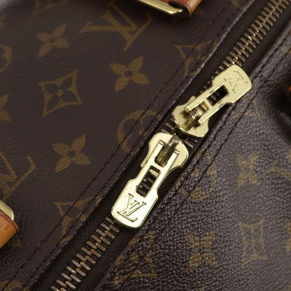 Louis Vuitton Keepall Bag Monogram Canvas, BROWN, CANVAS, Travel bag