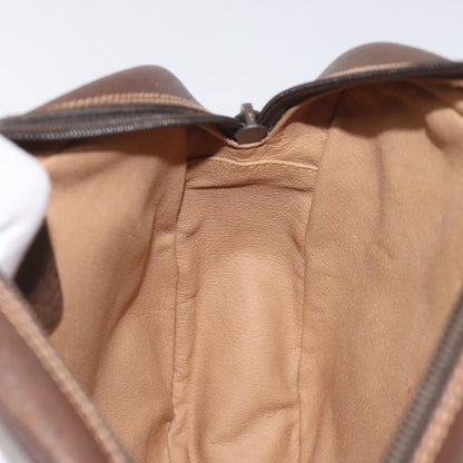 Gucci Sherry line pouch Canvas, BEIGE, PVC, Clutche & pouche