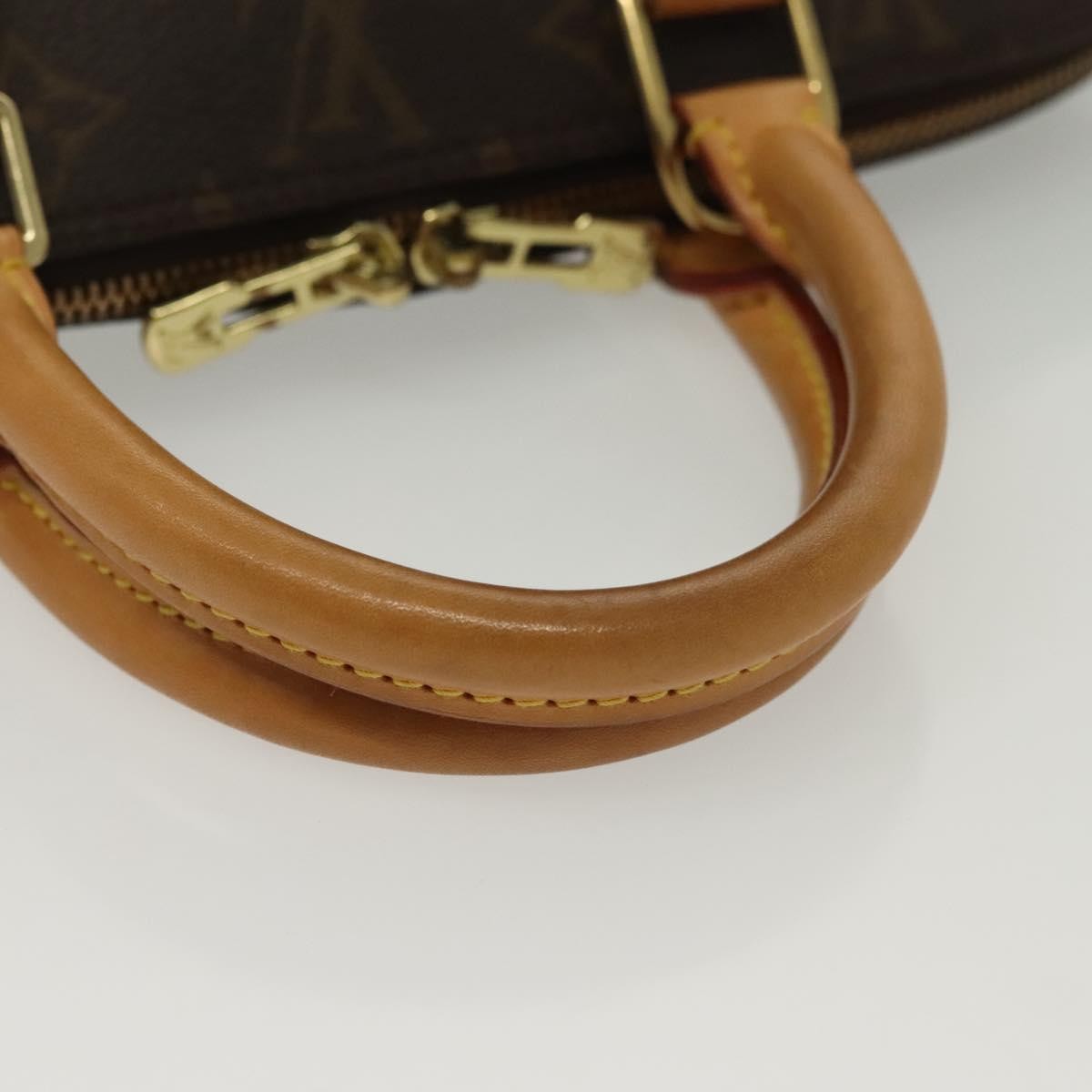 Louis Vuitton Alma Handbag Monogram Canvas, BROWN, CANVAS, Handbag