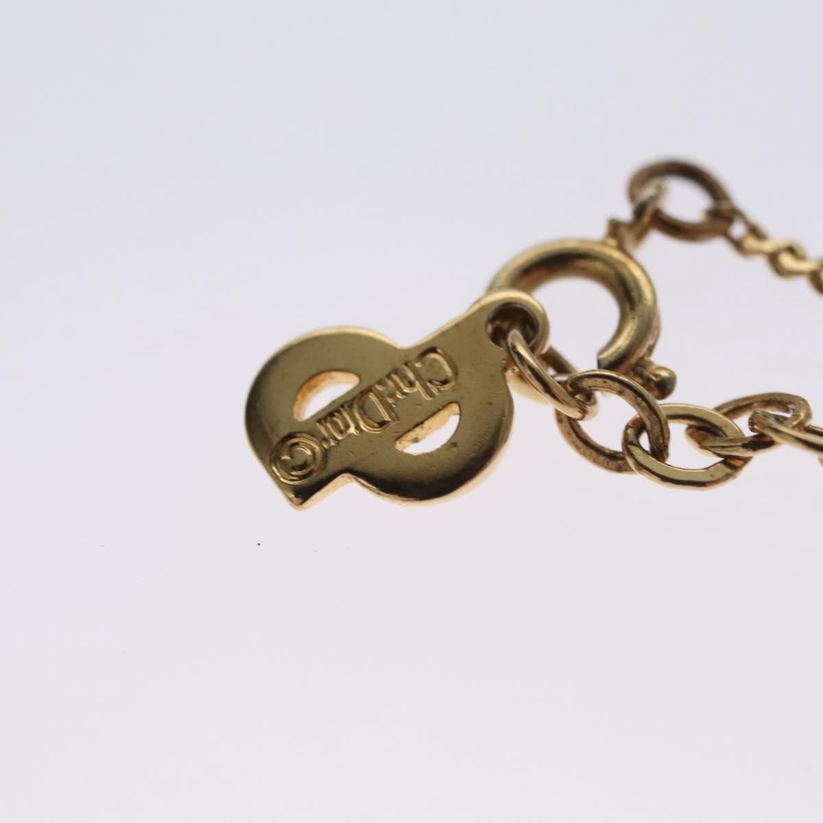 Christian Dior CD Pendant Necklace Metal, GOLD, METAL, Necklace