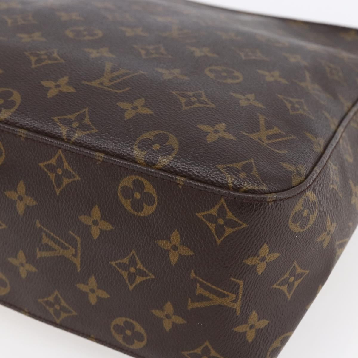 Louis Vuitton Looping Handbag Monogram Canvas, BROWN, CANVAS, Shoulder bag