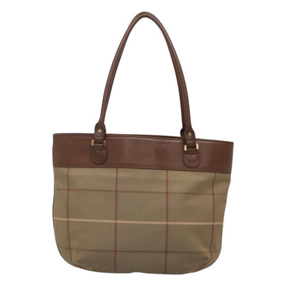 Burberry Nova check Shoulder bag Canvas, BEIGE, CANVAS, Shoulder bag