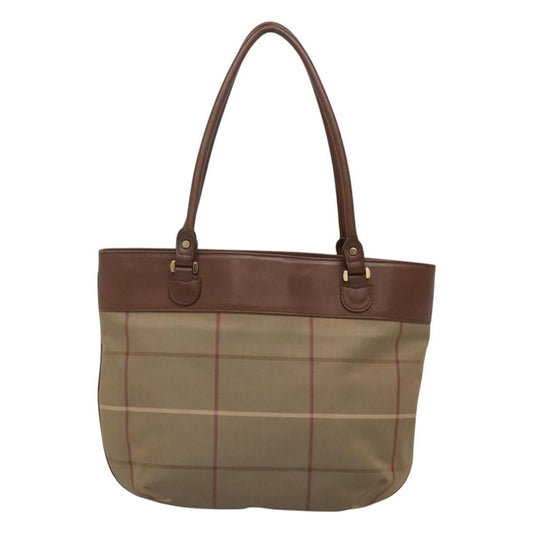 Burberry Nova check Shoulder bag Canvas, BEIGE, CANVAS, Shoulder bag