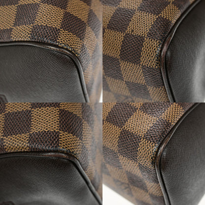 Louis Vuitton Brera Handbag Damier, BROWN, CANVAS, Handbag