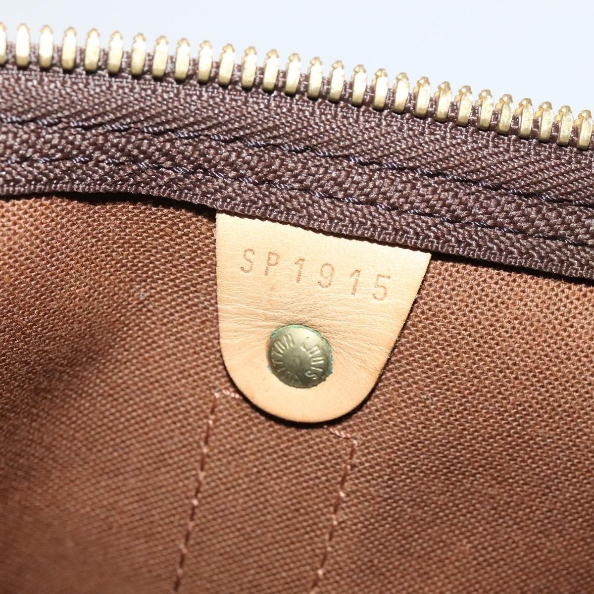 Louis Vuitton Keepall Bag Monogram Canvas, BROWN, CANVAS, Travel bag