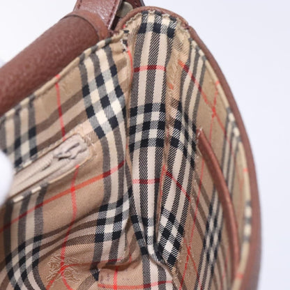 Burberry Flap Shoulder Bag Leather, BROWN, LEATHER, Shoulder bag