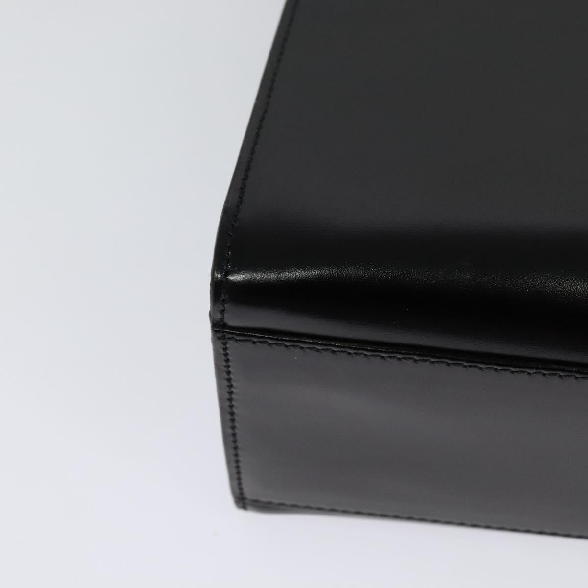 Celine Vintage Logo Top Handle Bag Leather, BLACK, LEATHER, Handbag