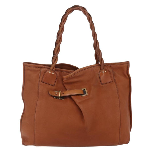 Chloe Vintage Tote bag Leather, BROWN, LEATHER, Tote bag