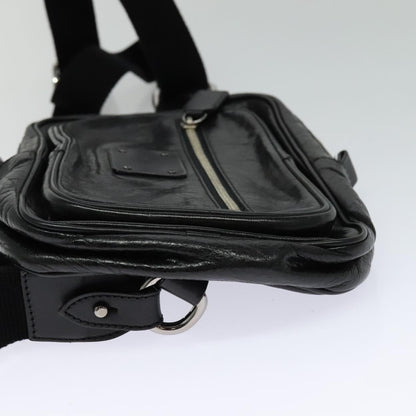 Chloe Paddington Body Leather, BLACK, LEATHER, Shoulder bag