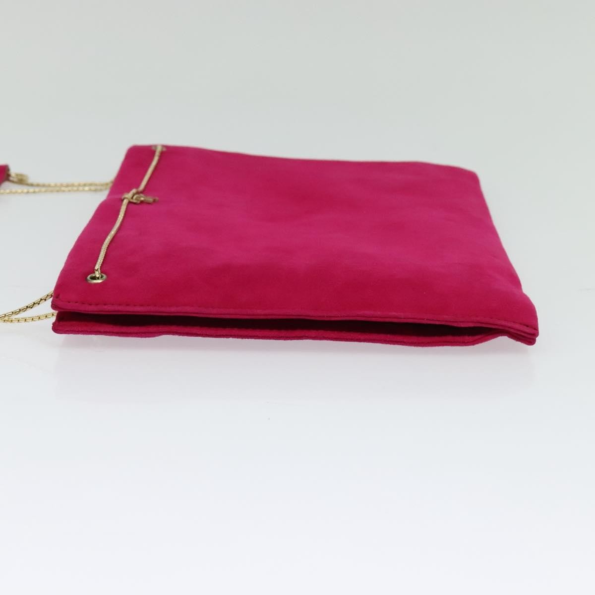 Bottega Veneta Vintage Shoulder Bag Suede, PINK, SUEDE, Shoulder bag