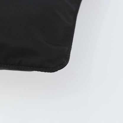 Prada Front Pocket Messenger Bag Tessuto, BLACK, NYLON, Shoulder bag